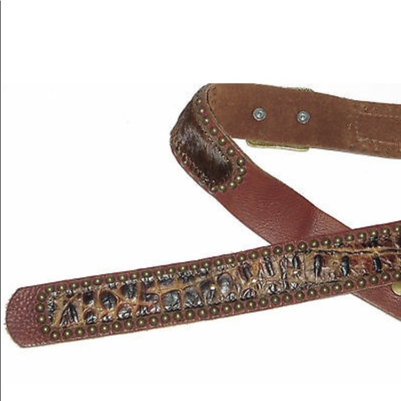 LR leather belt size 38